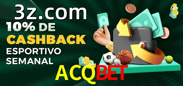 10% de bônus de cashback na ACQBET